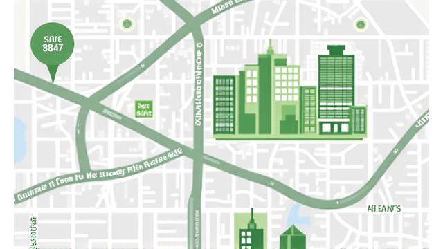 Static map showing VitaGrove Wellness office location in Atlanta