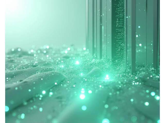 Abstract depiction of data flowing securely into a digital vault, indicating collection with strong protection. Features subtle icons of health metrics like heart rate and sleep.